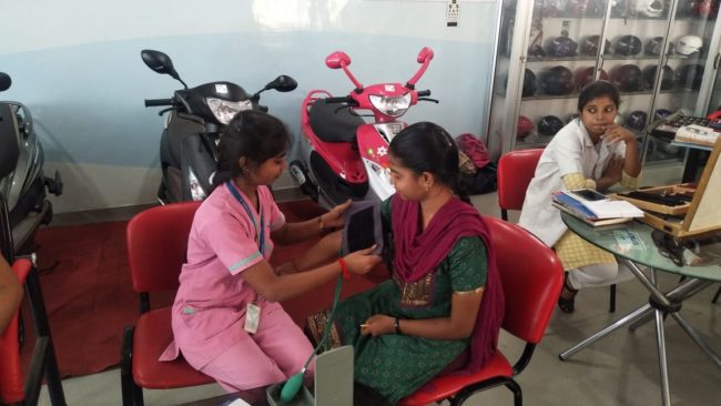 Medical Camp and Doctor Health Talk at Ramkay TVS, Velachery 23 Oct 2018