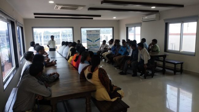 Medical Camp and Doctor Health Talk at Jeena and Co, MKN Road, Alandur 15 Oct 2018