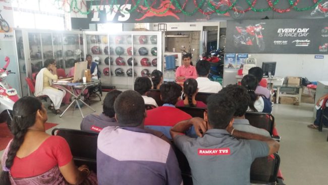 Medical Camp and Doctor Health Talk at Ramkay TVS, Velachery 23 Oct 2018