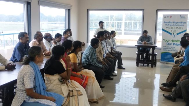 Medical Camp and Doctor Health Talk at Jeena and Co, MKN Road, Alandur 15 Oct 2018